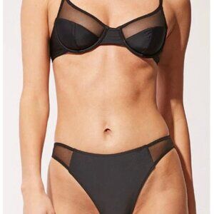 Solid & Striped Black Bikini